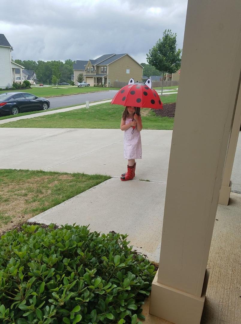 Loves walking in the rain