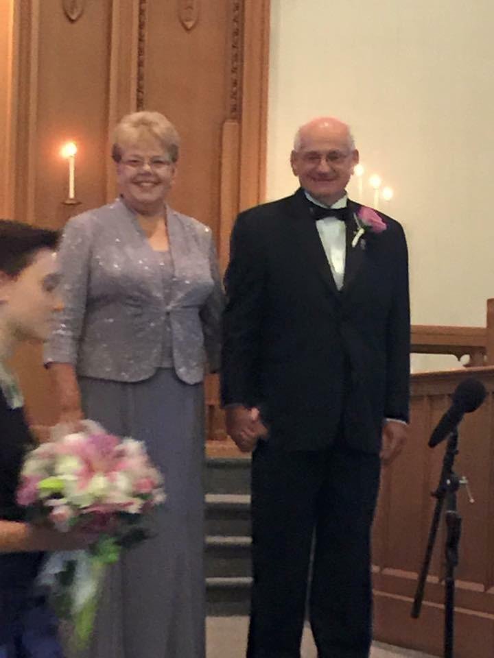 One year ago today Leonard and I got married at Christ United Methodist Church💞
