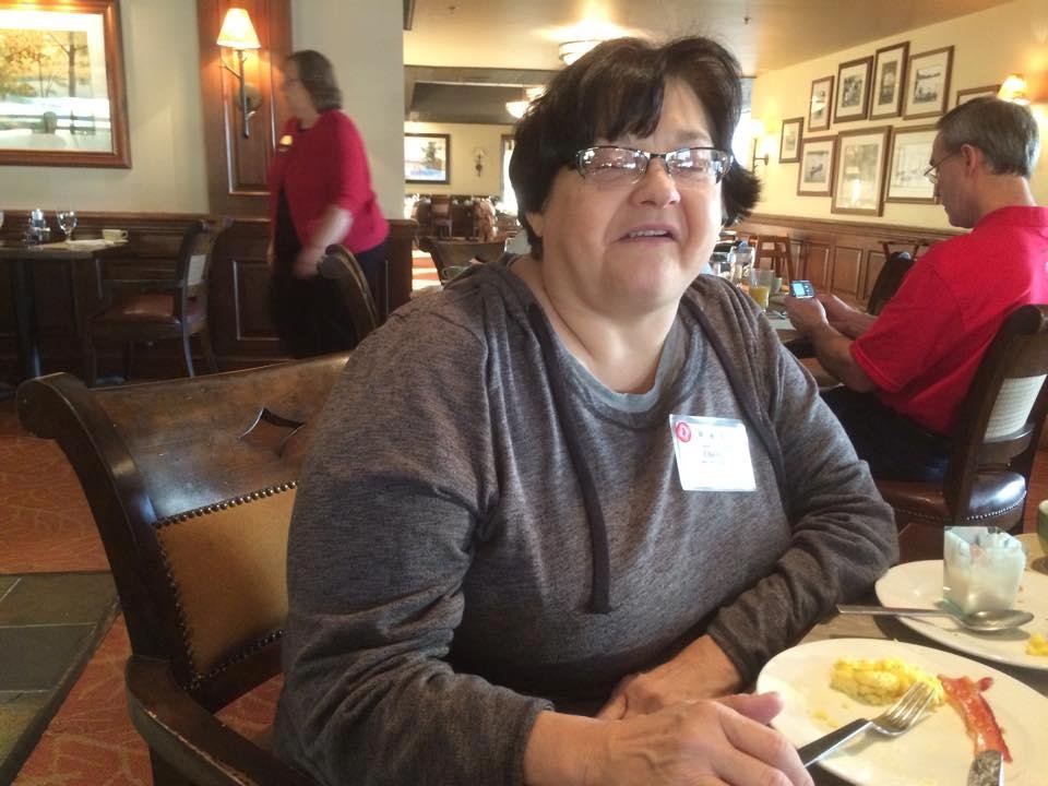 Cheryl and I are enjoying Breakfast at