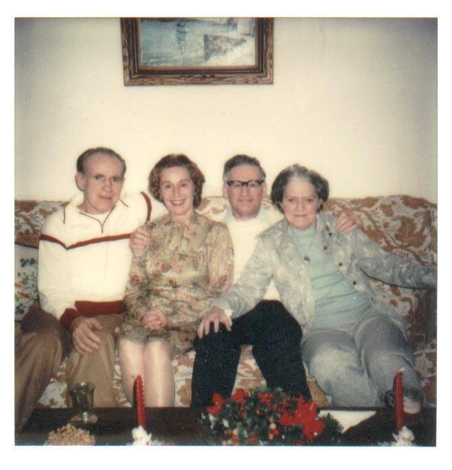 Dad, mom, Tom Kearney and aunt Dorothy