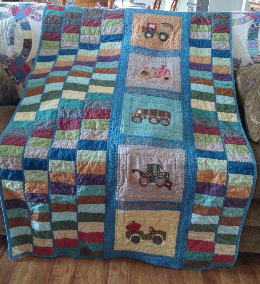 Quilt  I made for Waylon River Reed