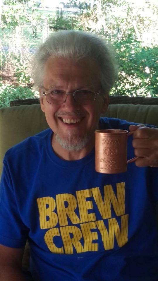 Enjoying an ice cold Moscow Mule in my special copper mug mmmm 👍