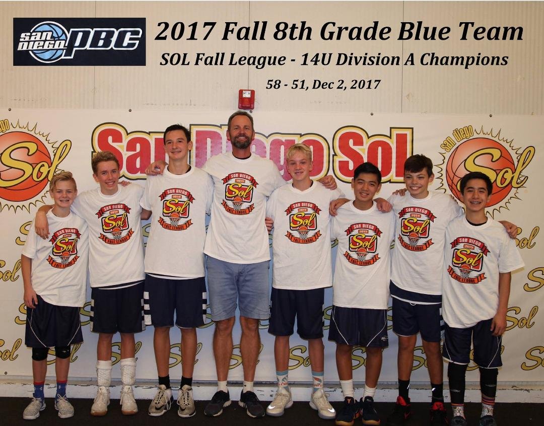 Proud dad again. Nick's team ended the season and year by winning this morning the SOL Fall League 14U (8th Grade) Division A as CHAMPIONS.