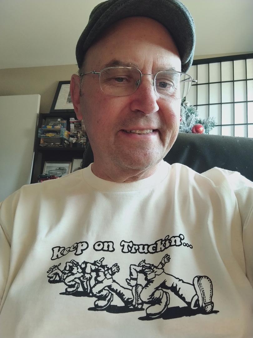 Vintage T-shirt design all set to wear to the car show on sunday