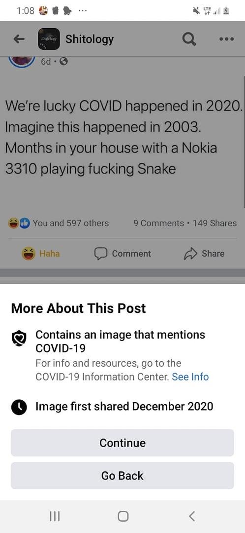 This popped up when I went to share the post. WTFFF is this?