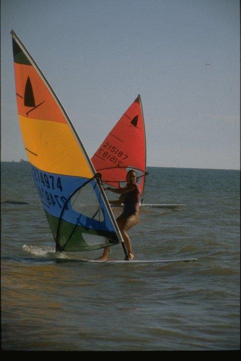 Rhonda Smith Sanchez
81' Windsurfer Nationals at Grand Haven, MI