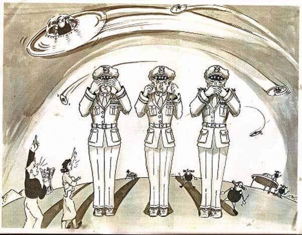 Yep, Now picture drones instead of UFOS!!