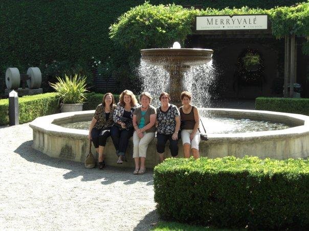 Would you believe I took my first limo ride yesterday? Best friends from high school went to Napa for wine tasting and lunch. GREAT time!