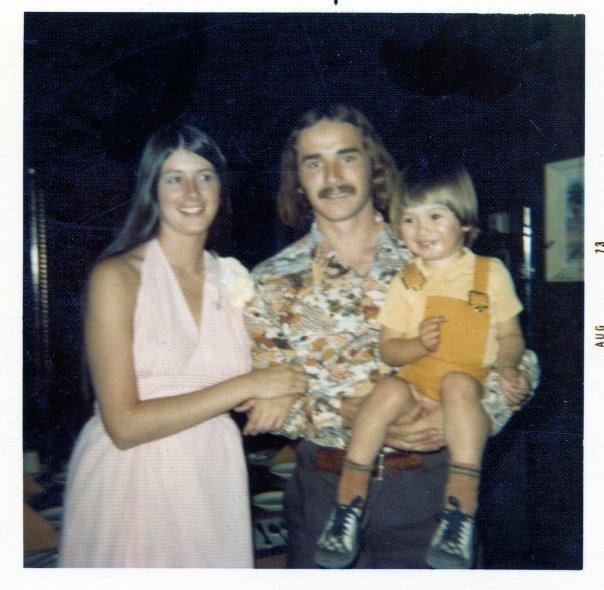 Janyce, me and our oldest son Jason in 1973. We have five children and three grandchildren.