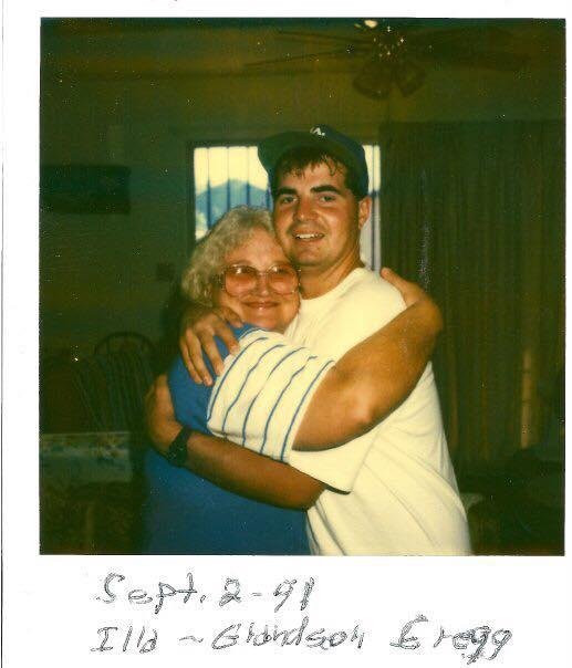 This is our mother Illa. She married very young and had six children. She worked side by side by our dad in the fields.She loved playing cards......playing Jax......and coloring with us girls. You could say that she grew up