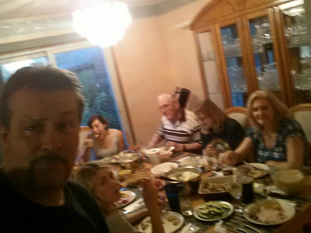 Family is over for Thanksgiving