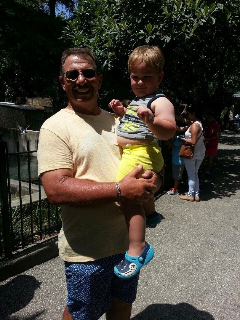 My two year old grandson  Christopher!!