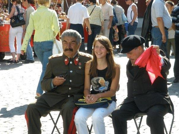 Stalin and friend