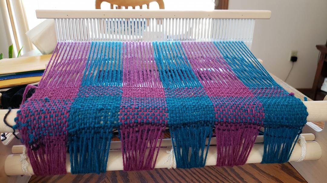 Flying Solo. 1st project, Rigid Heddle loom!!