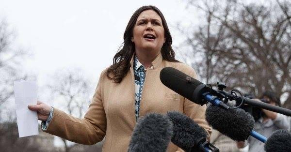 New words for 2019 Webster's dictionary: Sarah Huckabee Sanders: "A little inflamed boil, on the ass of pure common sense, pol progress, and sanity." Or, "One whose job is to represent, or be a mouth piece, a lackie, a yes 