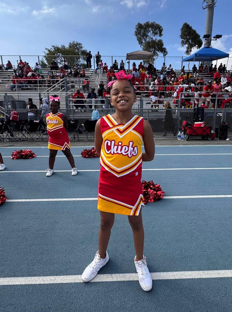 My Bailey Boo is a cheerleader!!