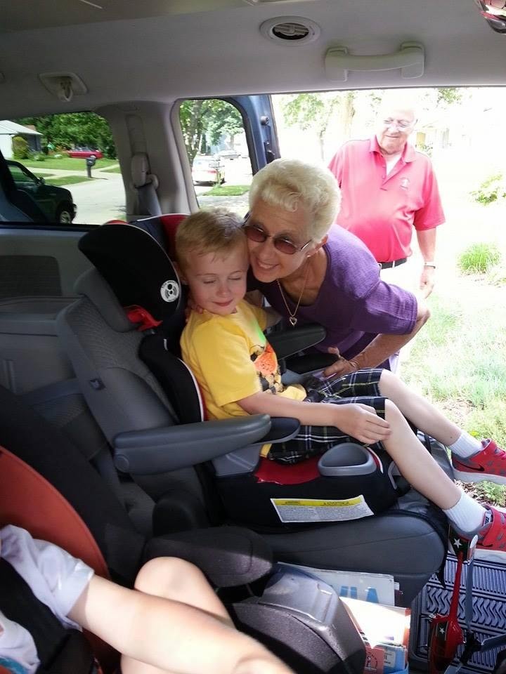 Max Sherry's album, With the grandkids