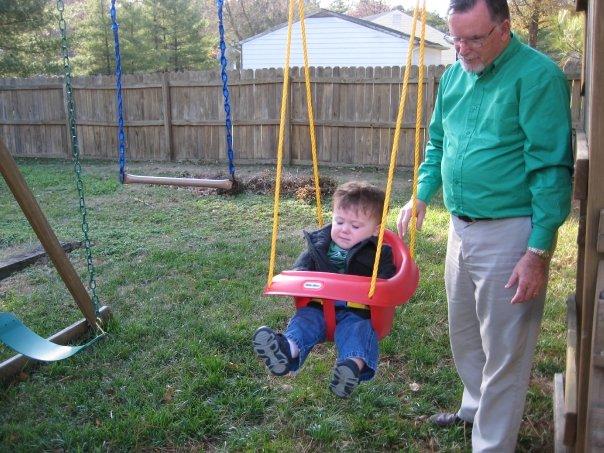 Nathan and Grandpa, 2008