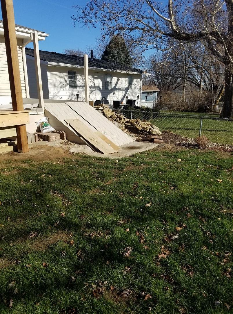 Neighbors back yard