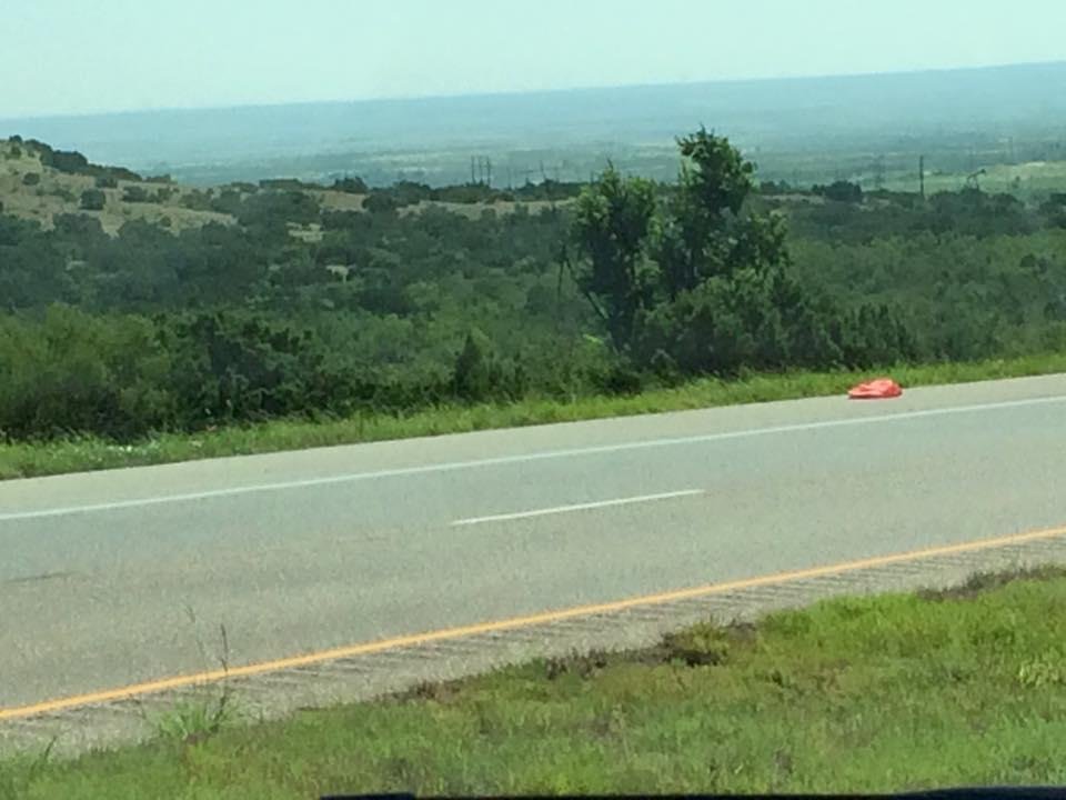 Somewhere in Texas on our way back to Florida.