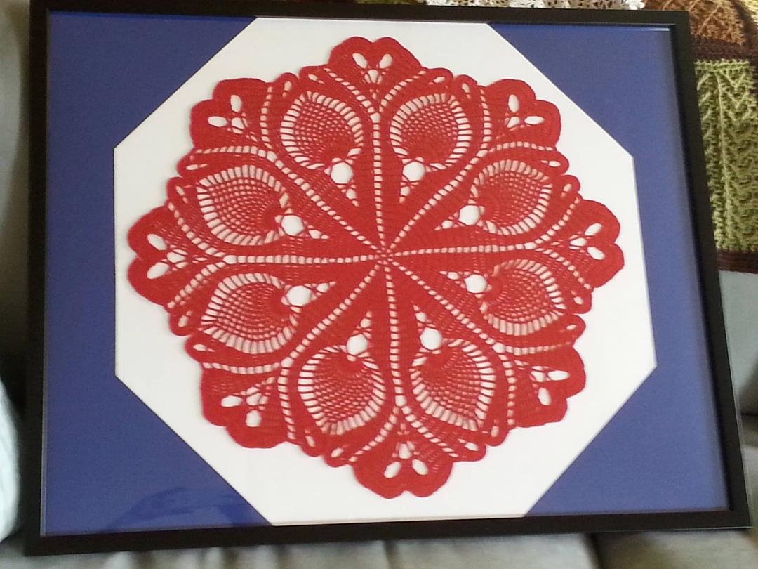 This will be my over 22" crochet exhibit at the fair.