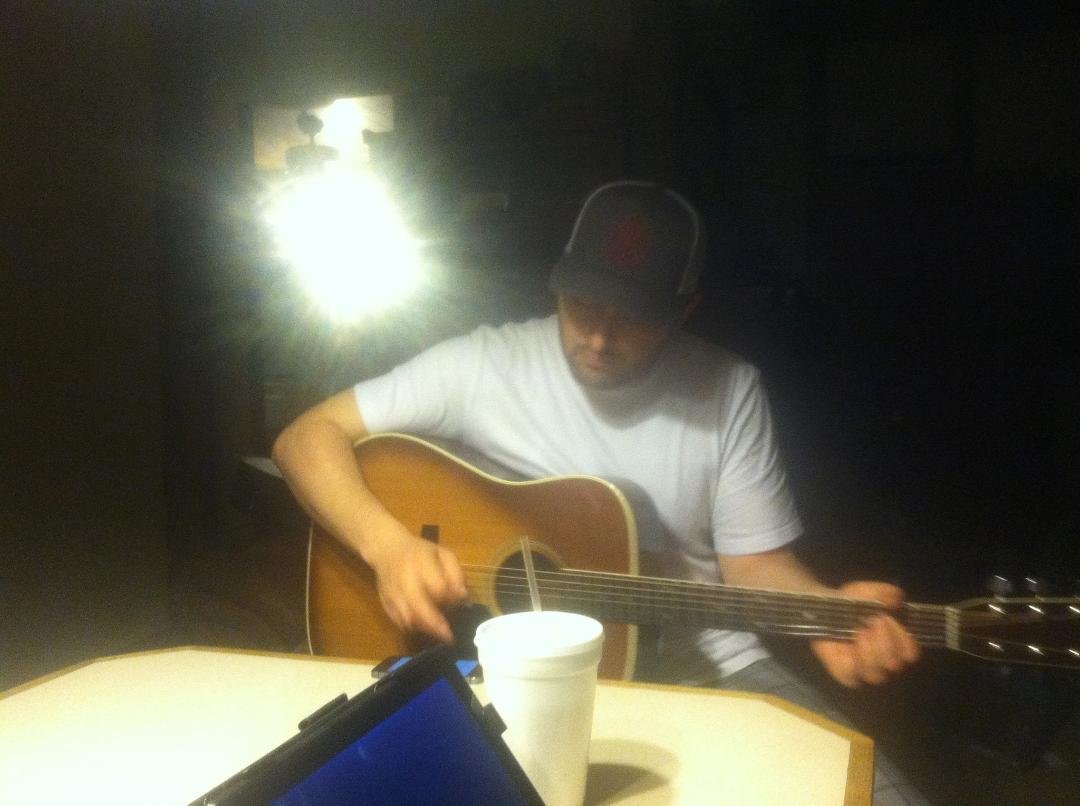 My Son playing on a Saturday Night.