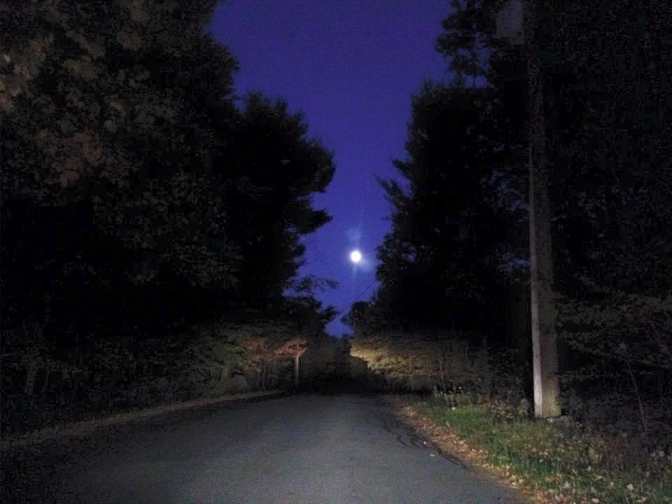 Full Moon on my way home