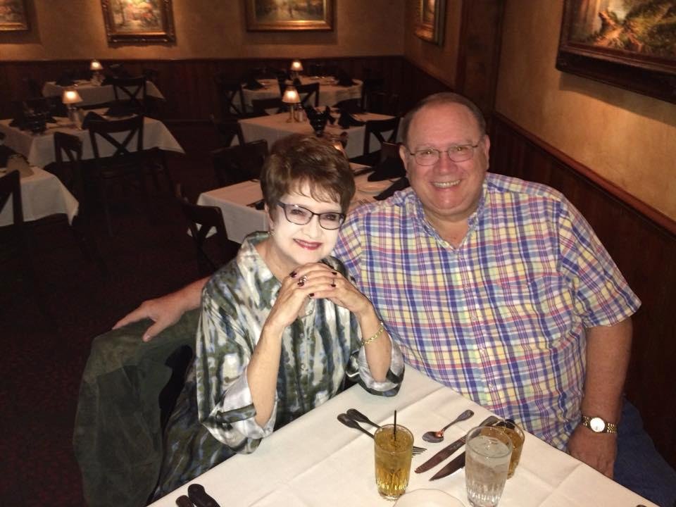 Dennis and I at Kreis' for my birthday.  Great filets and Caesar salads!!