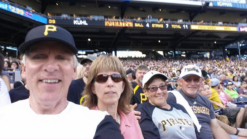 Dan, Donna, Diane, and me at the Buccos game!