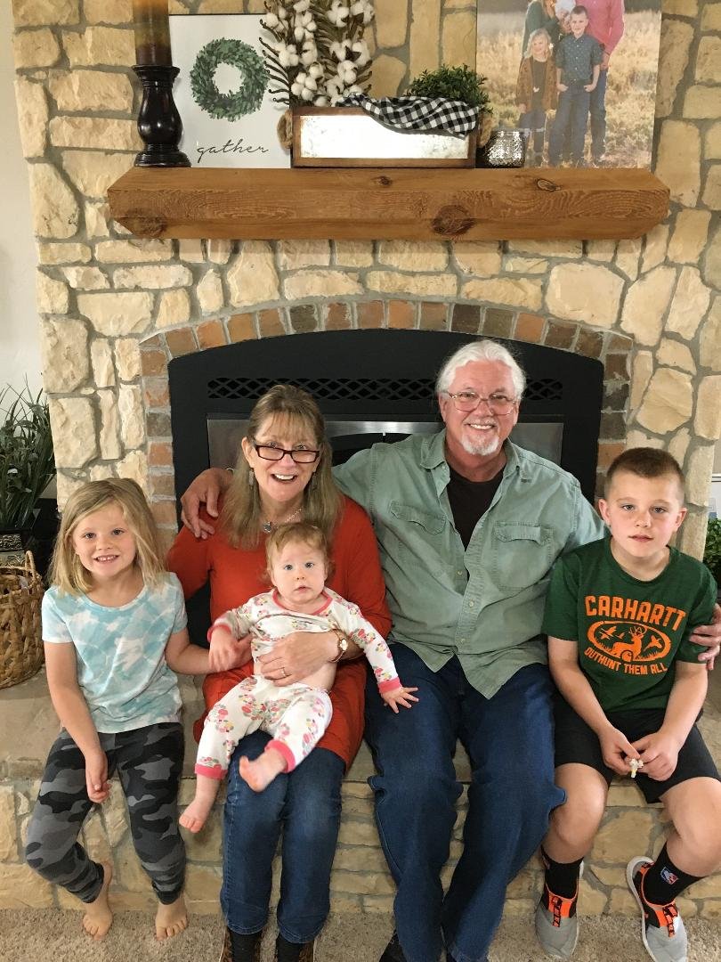 Our OK visit. Grandkids Saige, Jade and Teagan