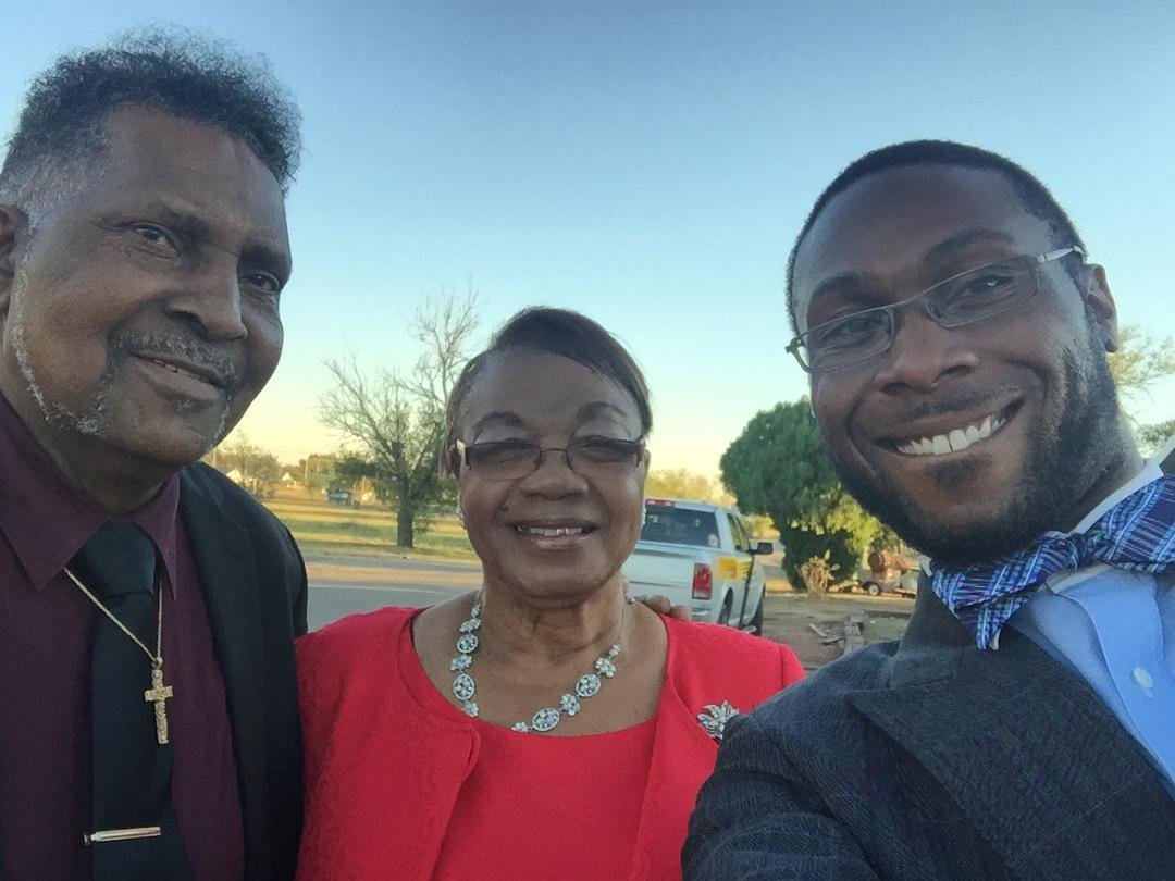 My Mema , Pepa and me after first Sunday Union in Frederick!!!!