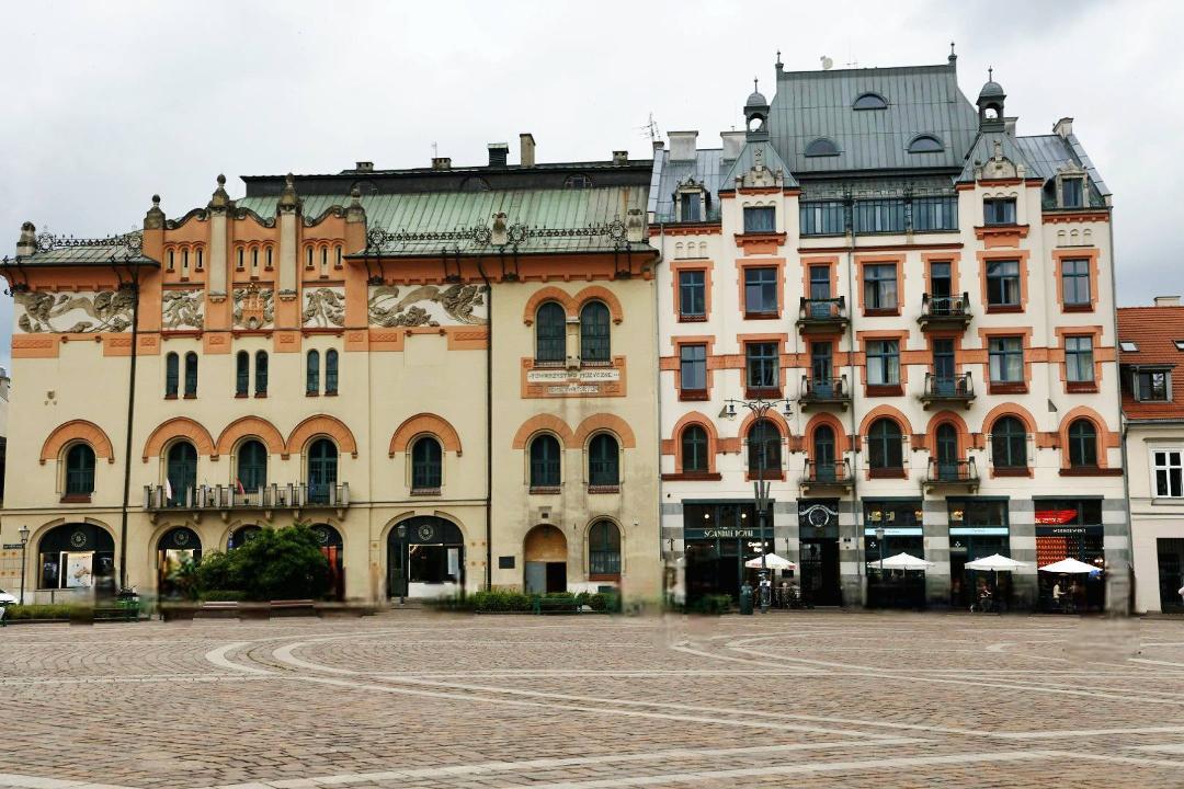 Old Town buildings.