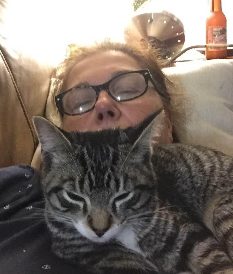 Two sleepy girls.......