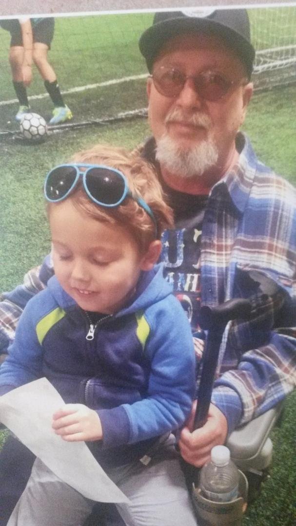 Leo and Grandpa Steve