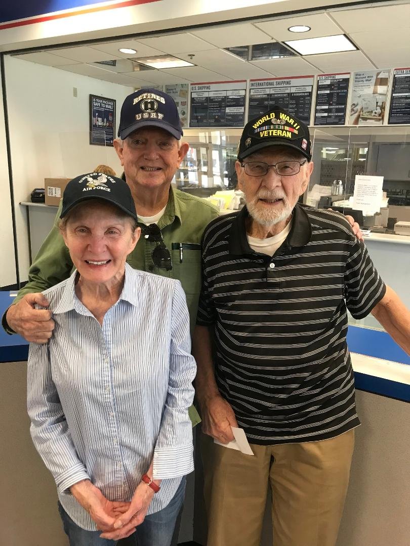 This photo is of me, my wife Barbara and WWII veteran Louis Zoghby.  Then Pvt 1st Class Zoghby was in the 19th Regiment, 17th Air Borne Glider Infantry.  He was born on August 1, 1924, in Middletown, NY, during the great so