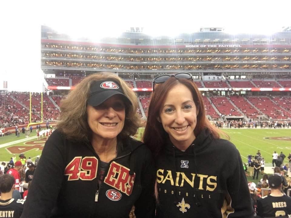 Fun with my favorite Saints fan.