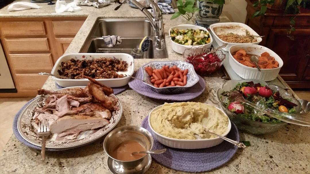 And another gourmet Thanksgiving. I really enjoyed both the company & food.