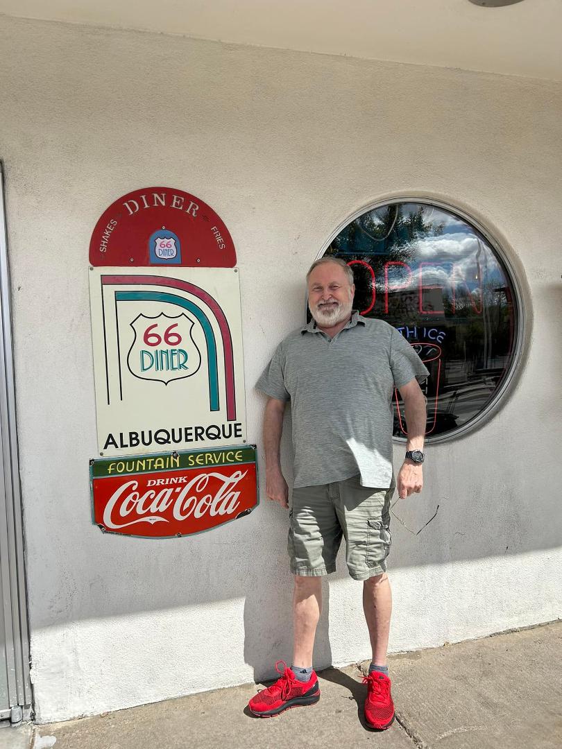 On old RT 66 in ABQ and the best hamburger I’ve ever had!