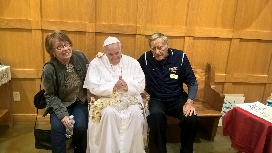 Mary Ann and I met the Pope