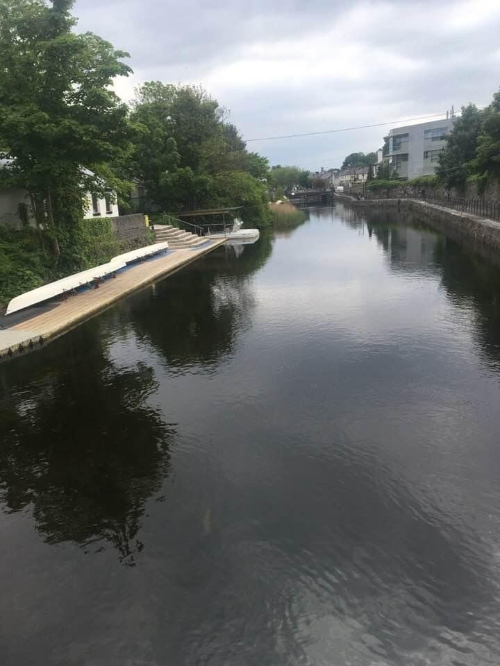 The Rowing Club in Galway Ireland 
Weather still perfect ;only two light showers until now (day 26 of our tour)