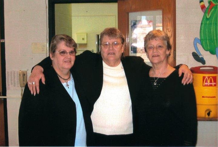 Nancy Housenga, Vera Noordt, Shirley Leon taken after Donnie's funeral