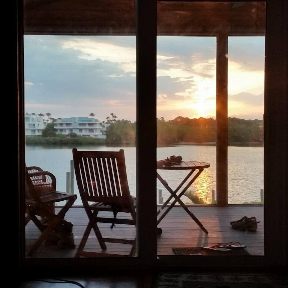 Sunrise from the living room