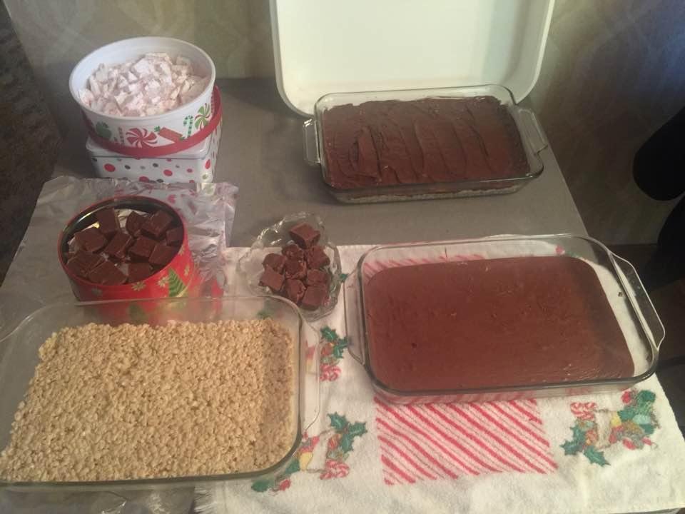 At it again !!!  Thanks Mom !!!   We Love You
and miss you so much !!🎅🏻🎄☃🙏🙏🙏