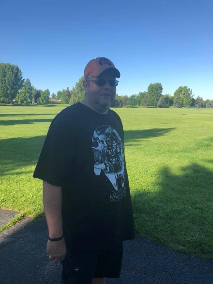 My morning walking buddy.