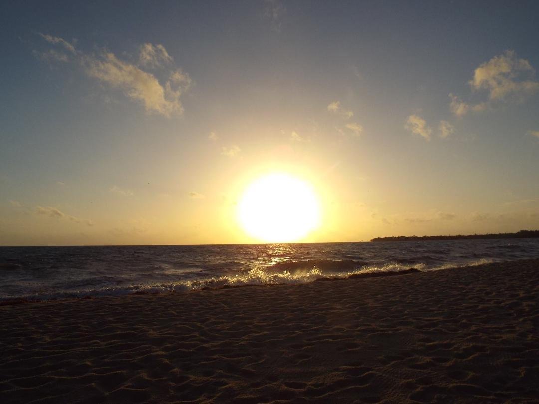This morning's (03/01/2015) Sunrise over the Caribbean, choppy seas, cool breeze will make for a beautiful day!!!
