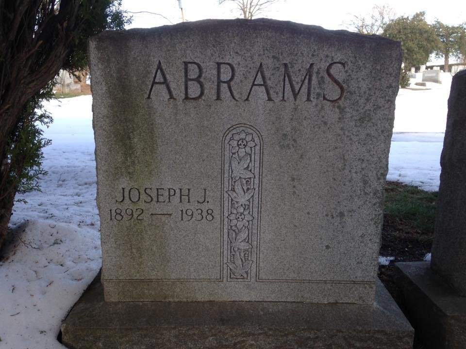 After attending a funeral yesterday for the wonderful mother of a very dear friend of mine, I realized that it was at the same cemetery that my grandfather was buried at long before I was born. I hadn't seen this headstone 