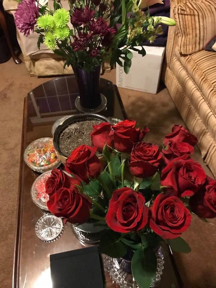 Flowers from Bobby!