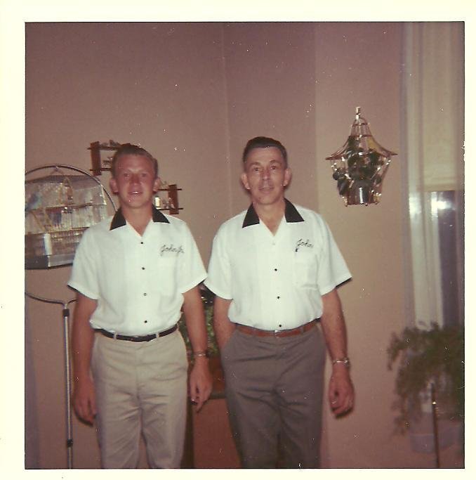 In honor Father's Day..this is my Dad & I around 1964.