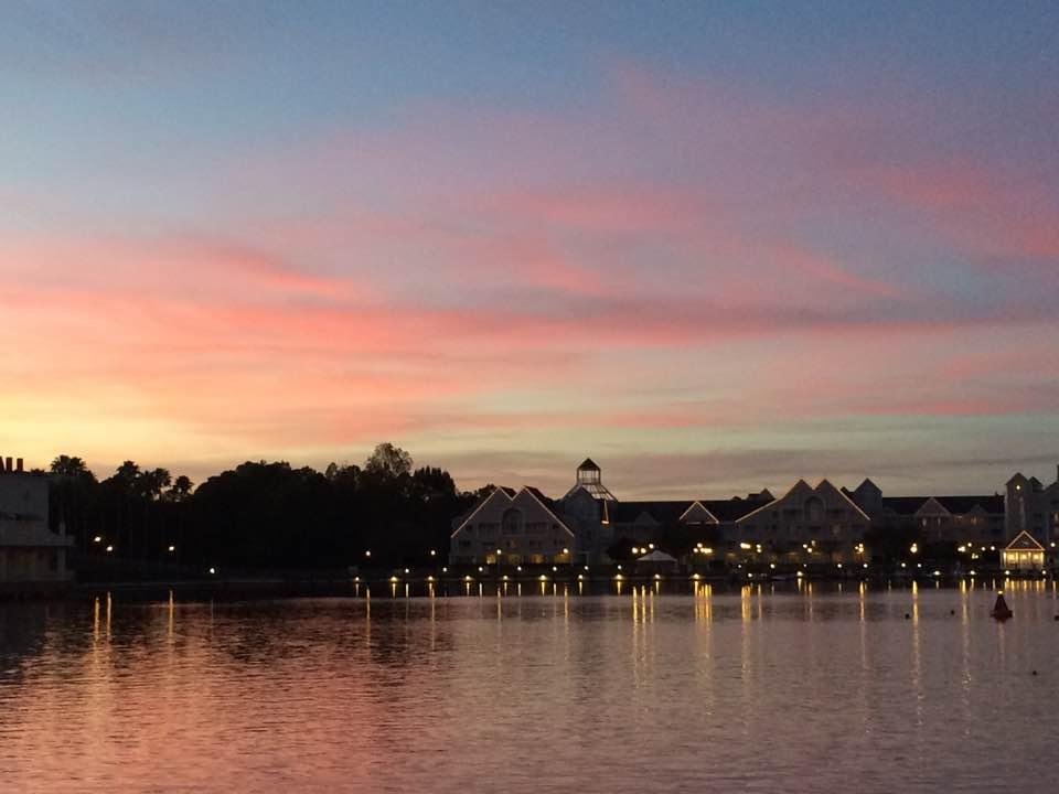 Sunset in Disney World