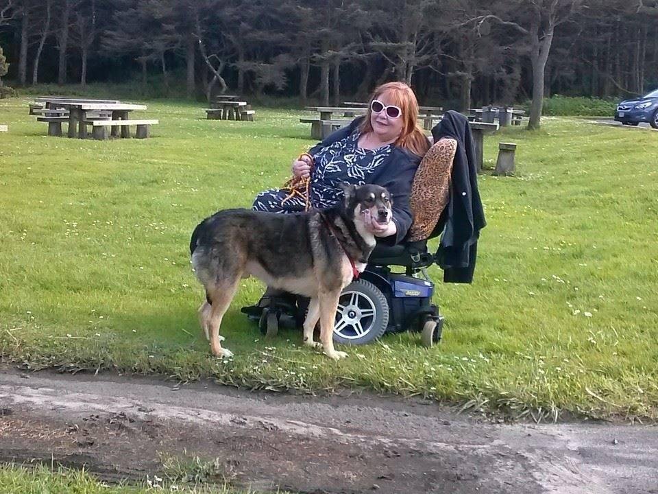 Me and bigdog at Beverly beach park love this guy:)